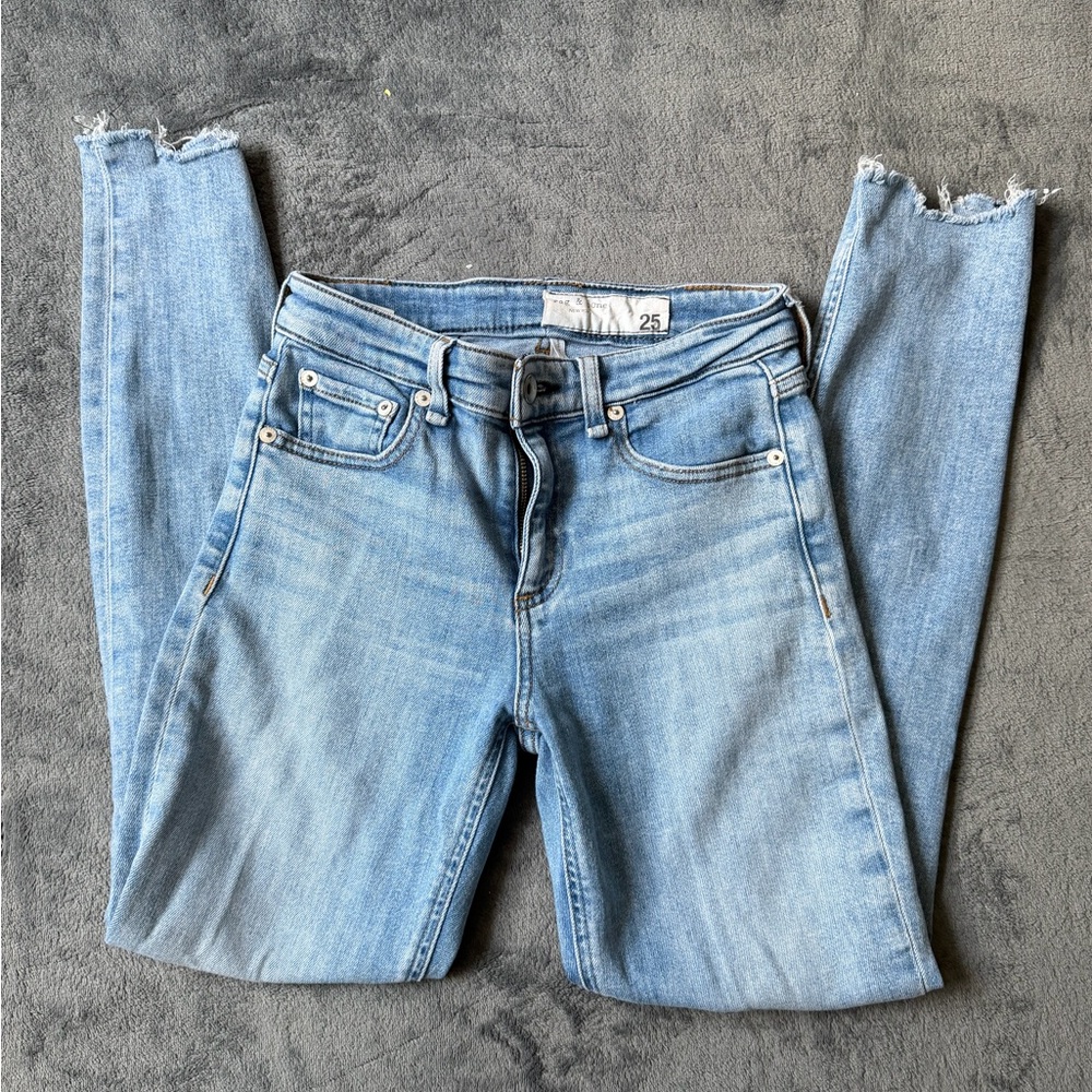 rag & bone Light Blue Skinny Jeans